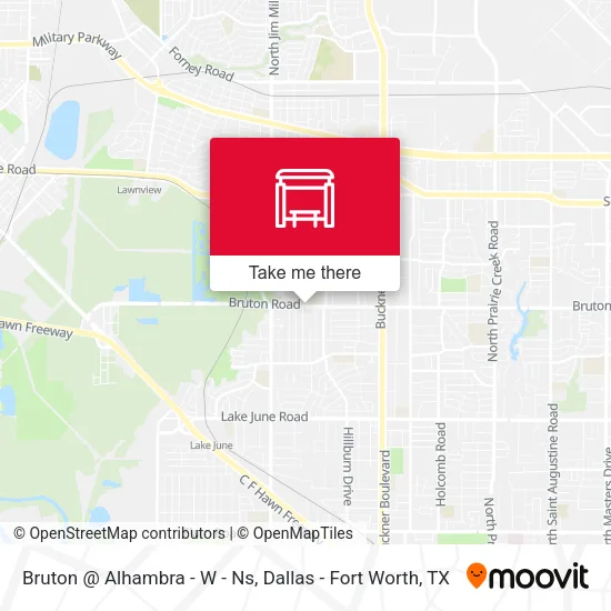 Bruton @ Alhambra - W - Ns map