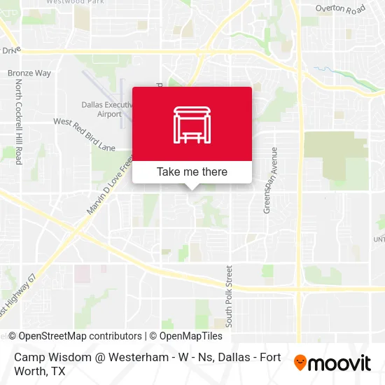 Camp Wisdom @ Westerham - W - Ns map