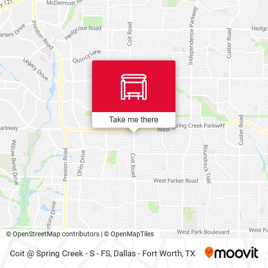 Coit @ Spring Creek - S - FS map