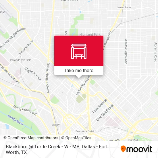 Blackburn @ Turtle Creek - W - MB map