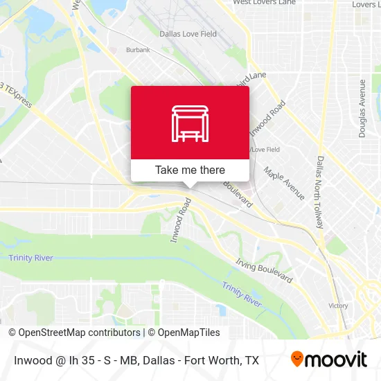 Inwood @ Ih 35 - S - MB map