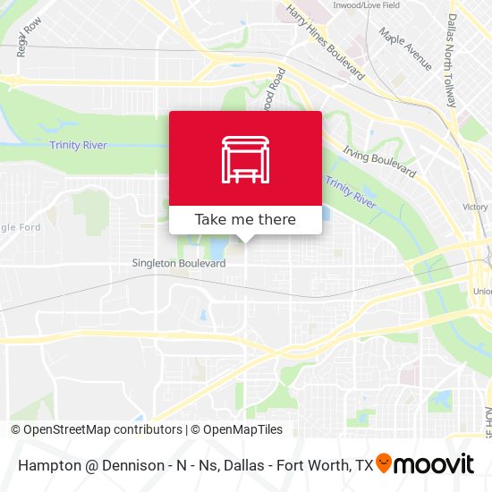 Hampton @ Dennison - N - Ns map
