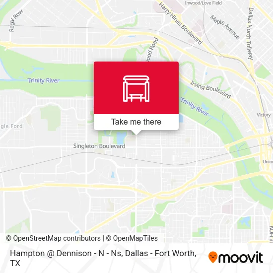 Hampton @ Dennison - N - Ns map