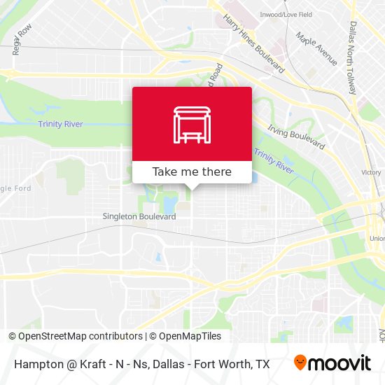 Hampton @ Kraft - N - Ns map