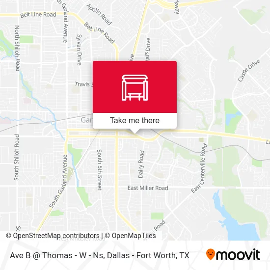 Ave B @ Thomas - W - Ns map