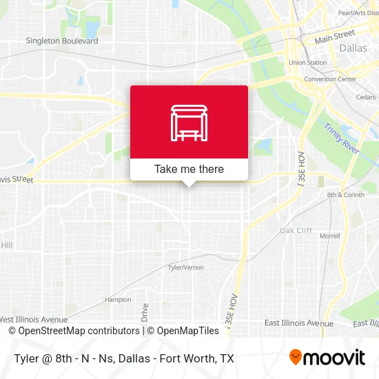 Tyler @ 8th - N - Ns map