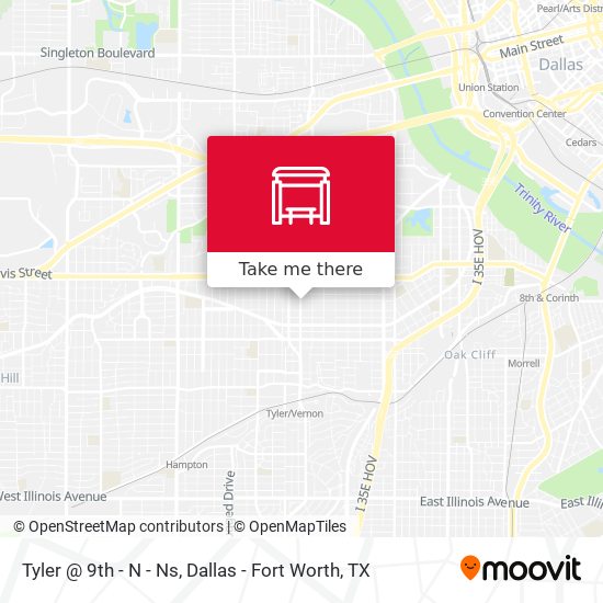 Mapa de Tyler @ 9th - N - Ns
