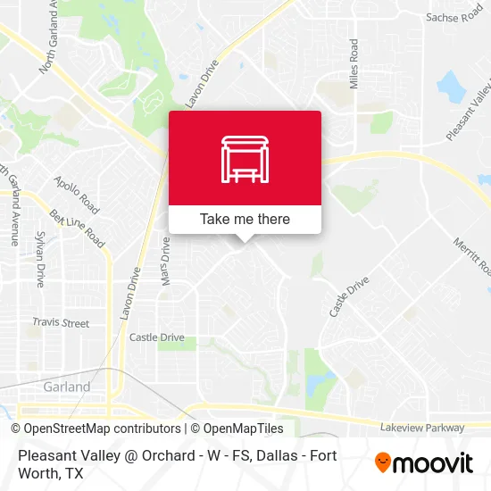 Pleasant Valley @ Orchard - W - FS map