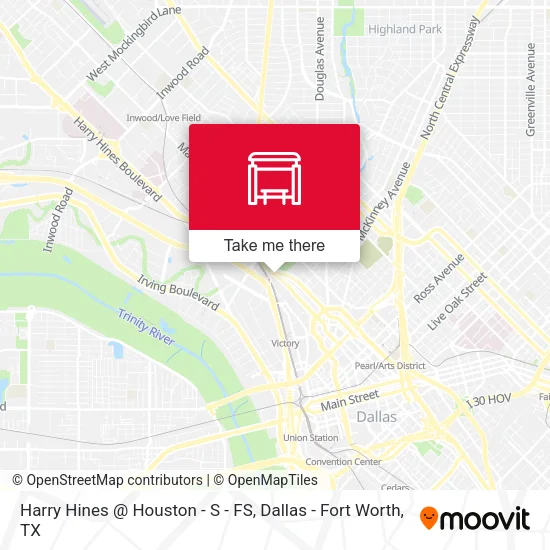 Harry Hines @ Houston - S - FS map