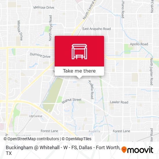 Buckingham @ Whitehall - W - FS map