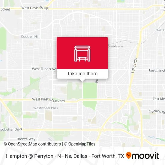 Hampton @ Perryton - N - Ns map