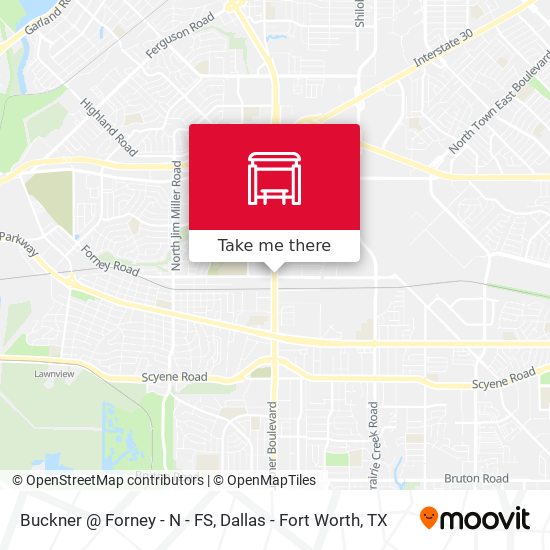 Buckner @ Forney - N - FS map