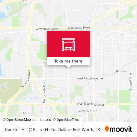 Cockrell Hill @ Falls - N - Ns map