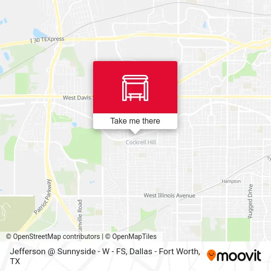 Jefferson @ Sunnyside - W - FS map