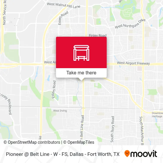 Pioneer @ Belt Line - W - FS map