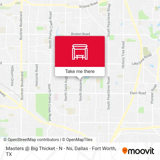 Masters @ Big Thicket - N - Ns map