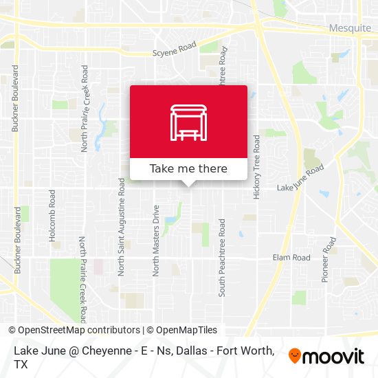 Lake June @ Cheyenne - E -  Ns map