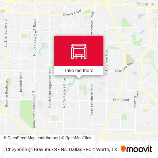 Cheyenne @ Bravura - S - Ns map