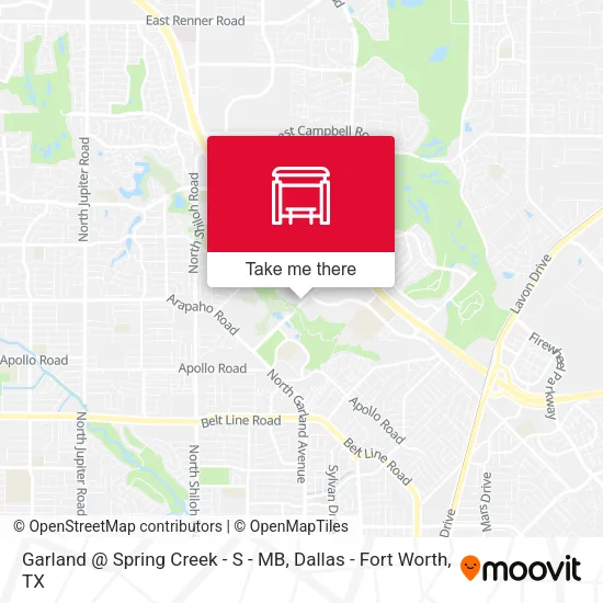 Garland @ Spring Creek - S - MB map