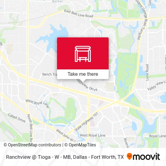 Ranchview @ Tioga - W - MB map