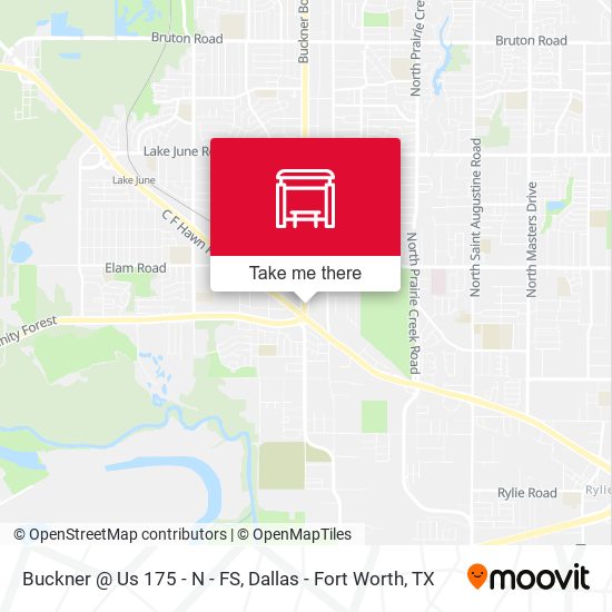 Buckner @ Us 175 - N - FS map