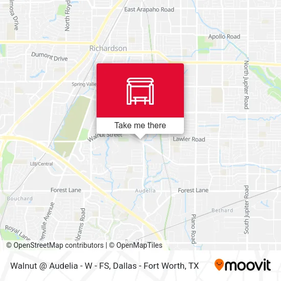 Mapa de Walnut @ Audelia - W - FS