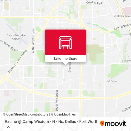 Racine @ Camp Wisdom - N - Ns map