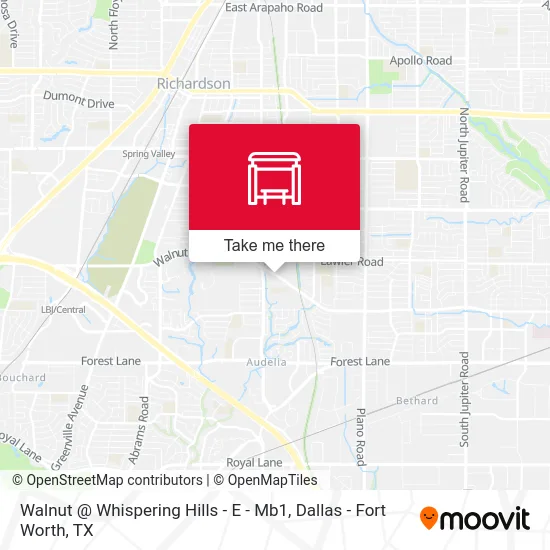 Walnut @ Whispering Hills - E - Mb1 map