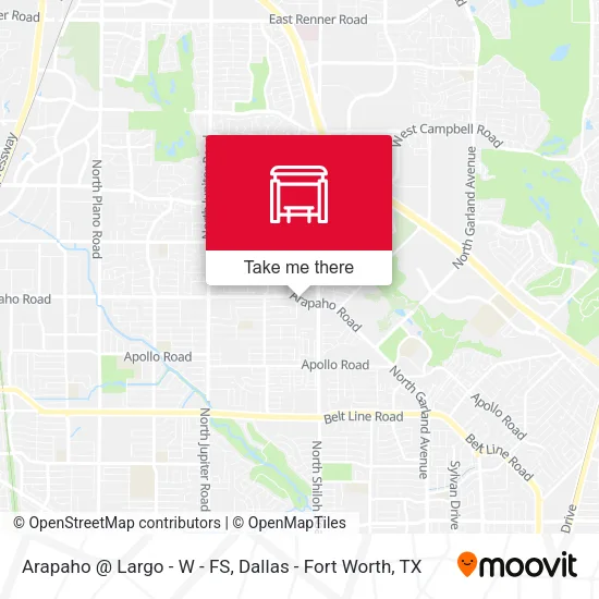 Arapaho @ Largo - W - FS map
