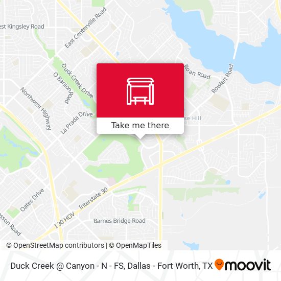 Duck Creek @ Canyon - N - FS map