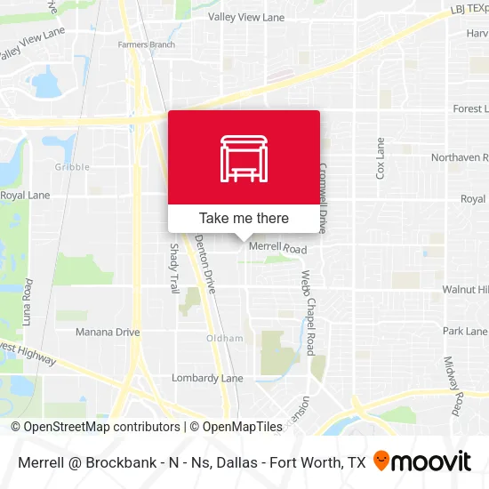 Mapa de Merrell @ Brockbank - N - Ns
