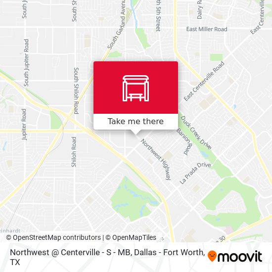 Northwest @ Centerville - S - MB map