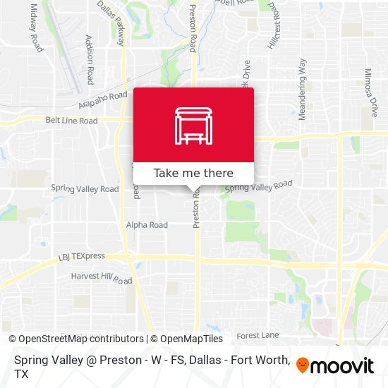 Spring Valley @ Preston - W - FS map