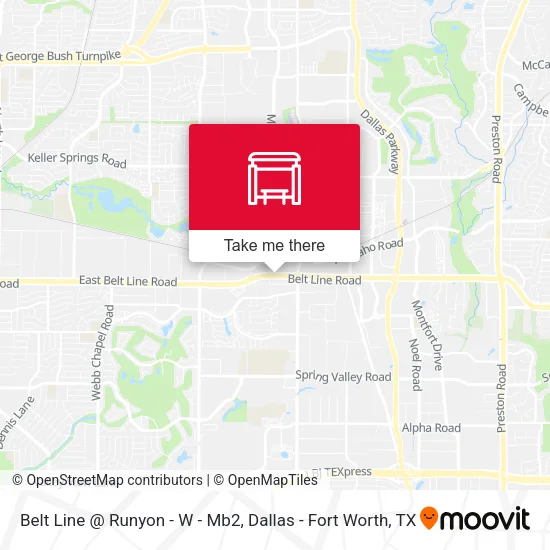 Belt Line @ Runyon - W - Mb2 map