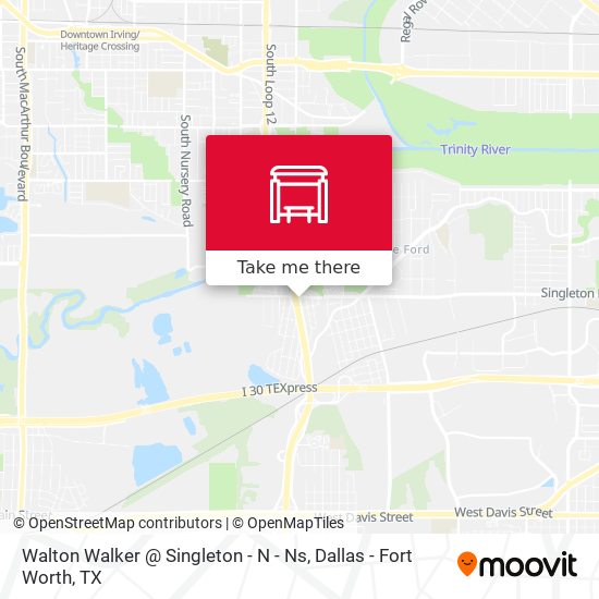 Walton Walker @ Singleton - N - Ns map