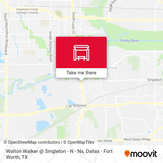 Walton Walker @ Singleton - N - Ns map