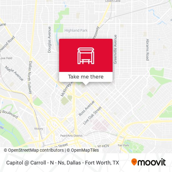 Capitol @ Carroll - N - Ns map