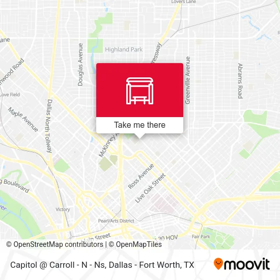 Mapa de Capitol @ Carroll - N - Ns