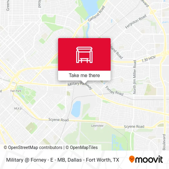 Military @ Forney - E - MB map