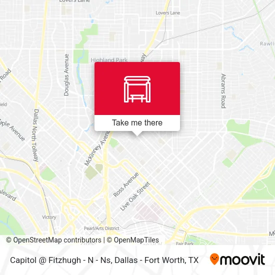 Mapa de Capitol @ Fitzhugh - N - Ns