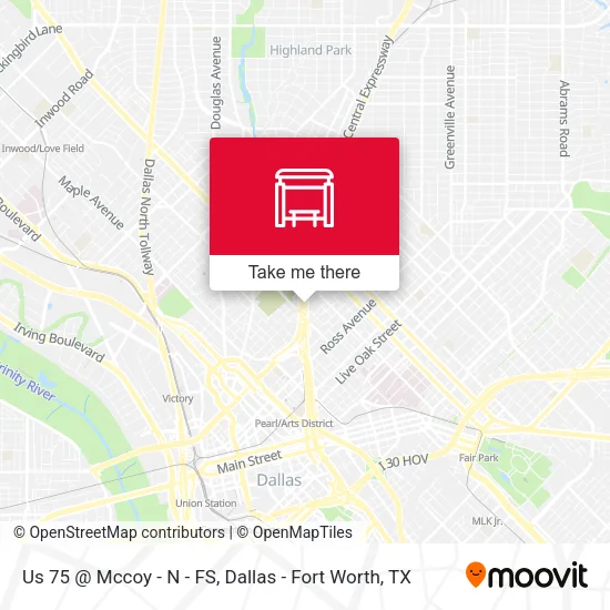 Us 75 @ Mccoy - N - FS map