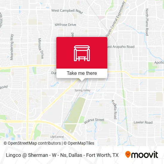 Lingco @ Sherman - W - Ns map