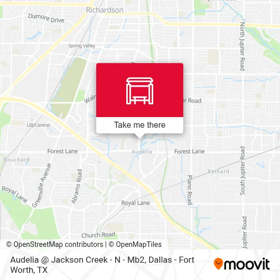 Audelia @ Jackson Creek - N - Mb2 map