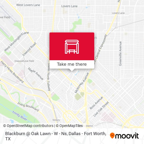 Blackburn @ Oak Lawn - W - Ns map