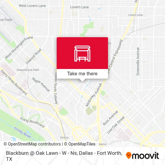 Blackburn @ Oak Lawn - W - Ns map