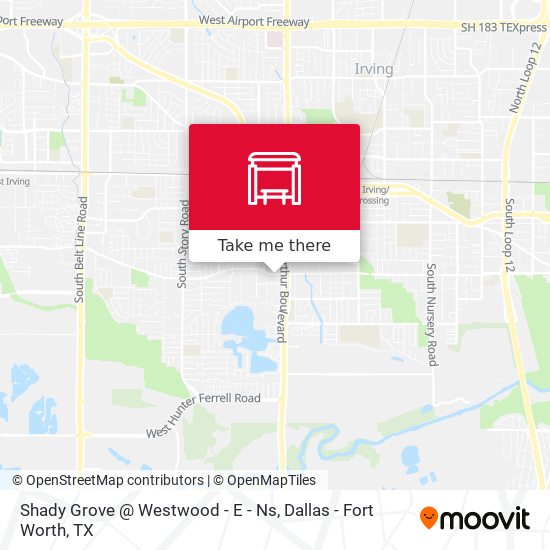 Shady Grove @ Westwood - E - Ns map