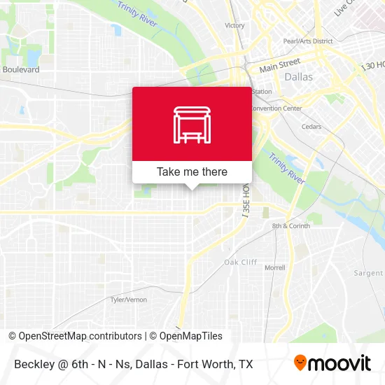 Beckley @ 6th - N - Ns map