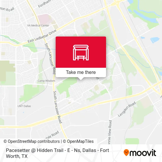 Pacesetter @ Hidden Trail - E - Ns map