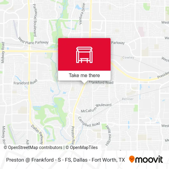 Preston @ Frankford - S - FS map