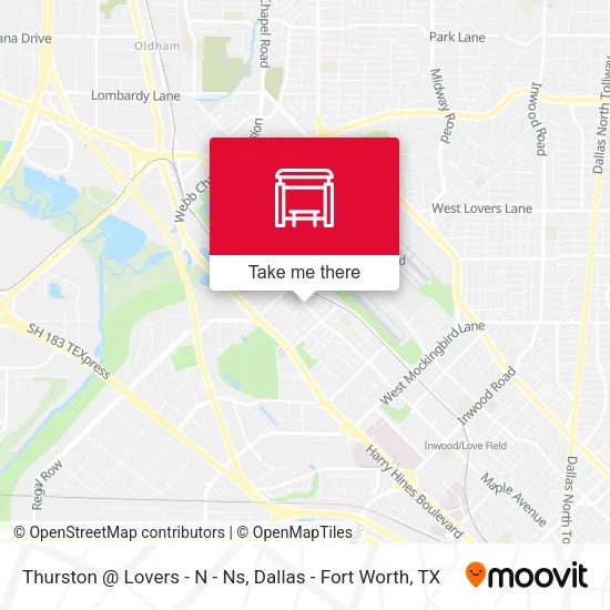 Thurston @ Lovers - N - Ns map